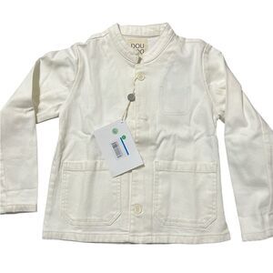 Douuod Kids White Button Down Shirt